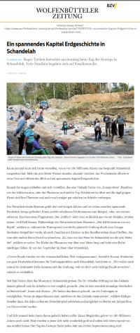 Geopunkt Jurameer Schandelah Tag des Geotops 2018